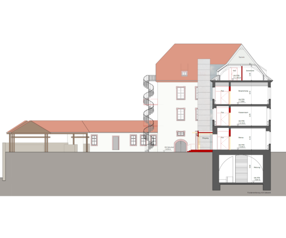 Lindemann Architekten 437 Sanierung Schloss Schule
